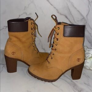 Timberland Allington Lace-Up Tan Boots size 8.5